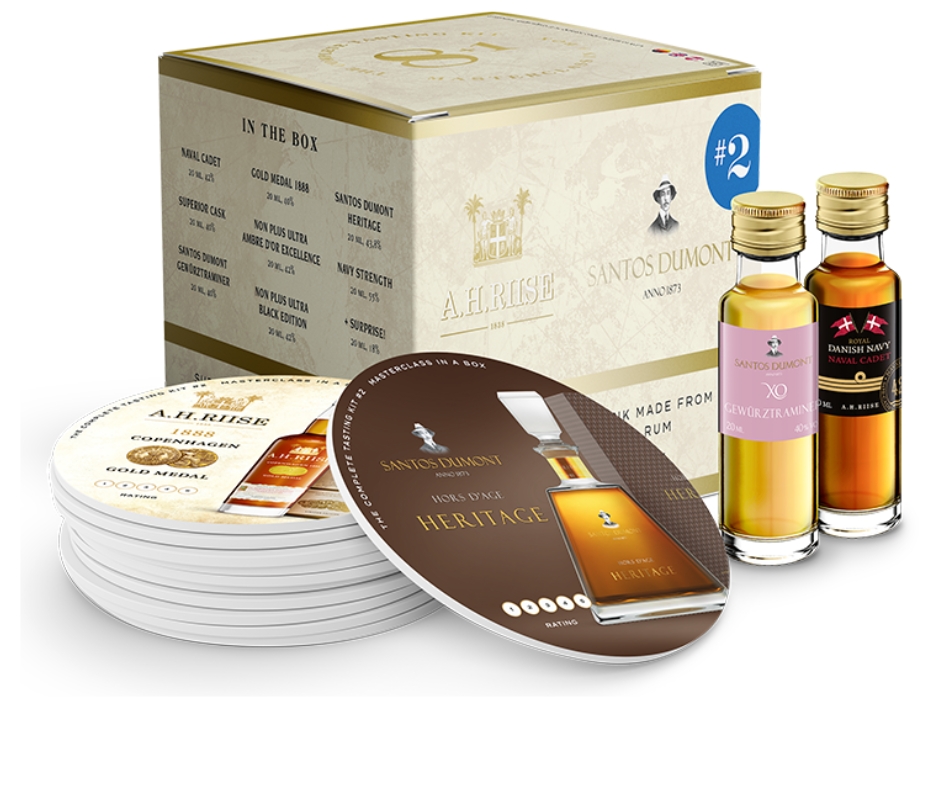 A.H. Riise Tasting Kit 8+1 - Henriette - Box 2