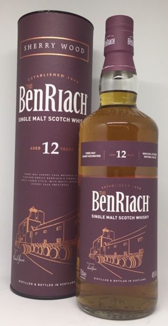 BenRiach 12 Års single malt-Sherry wood