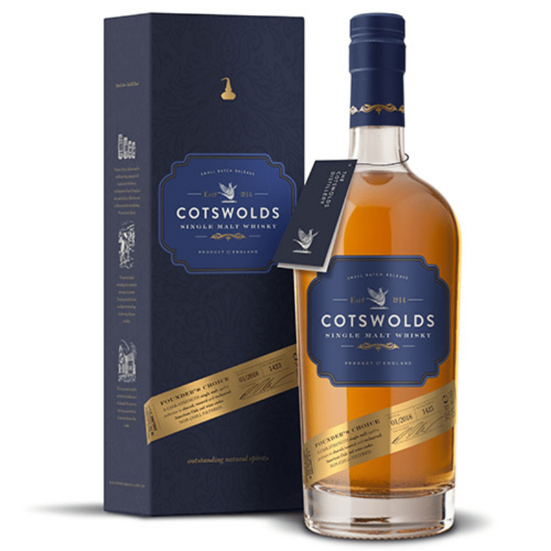 Cotswolds Single malt Founder`s Choice Cask Strength 60,4 %
