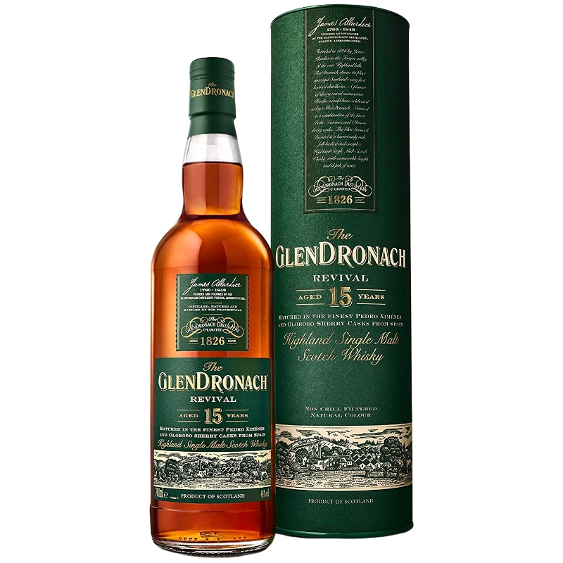 GlenDronach 15 års Revival Single Malt Whisky 46%