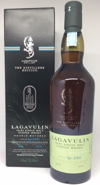 Lagavulin Islay single malt Double matured 2000-2016