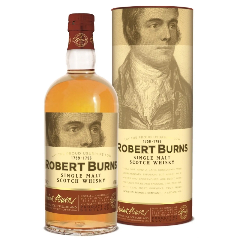 Robert Burns Single malt whisky Arran