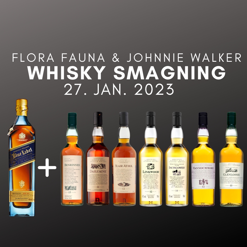 Whisky Smagning med Flora Fauna & Johnnie Walker 27.01.2023