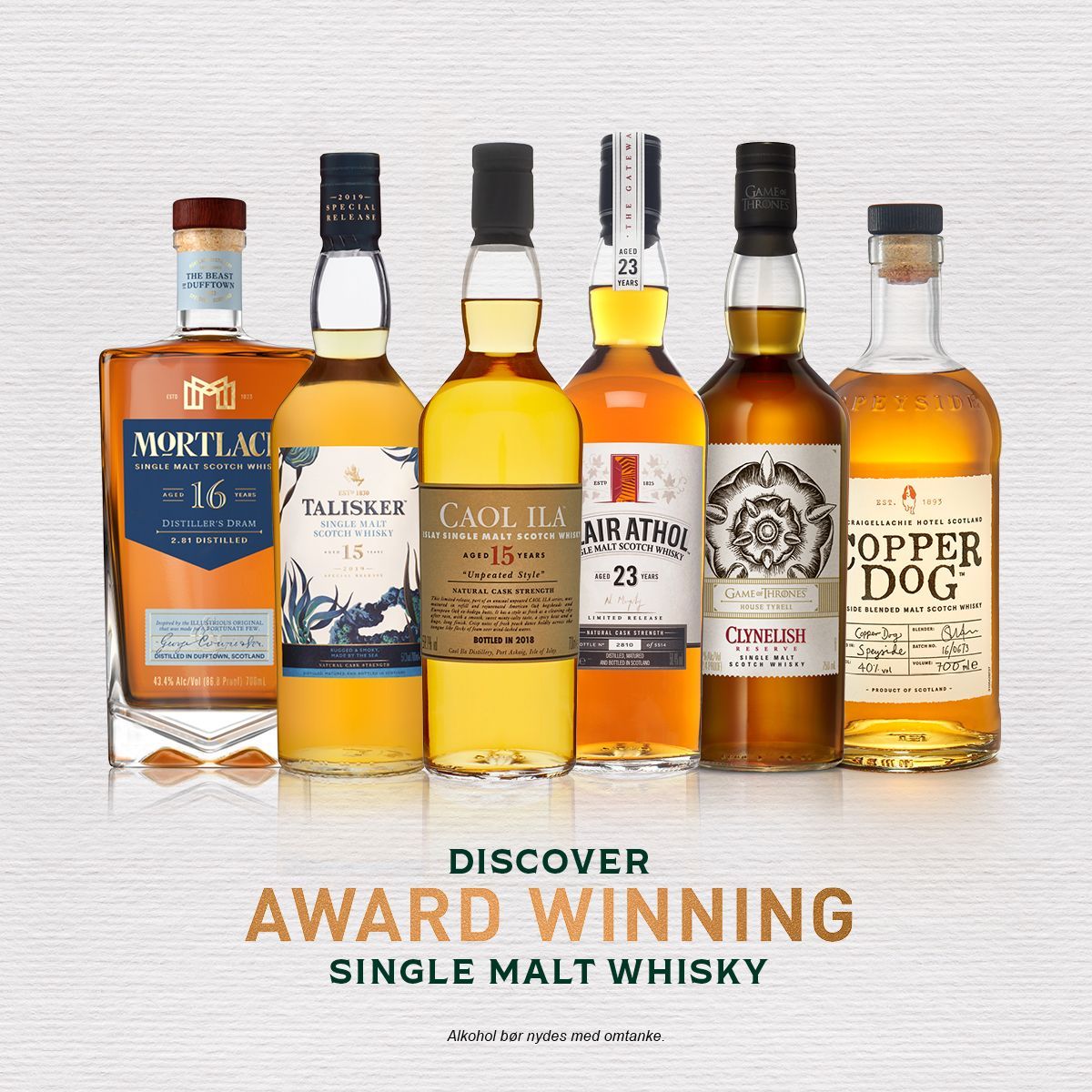 Single malt whisky online smagning