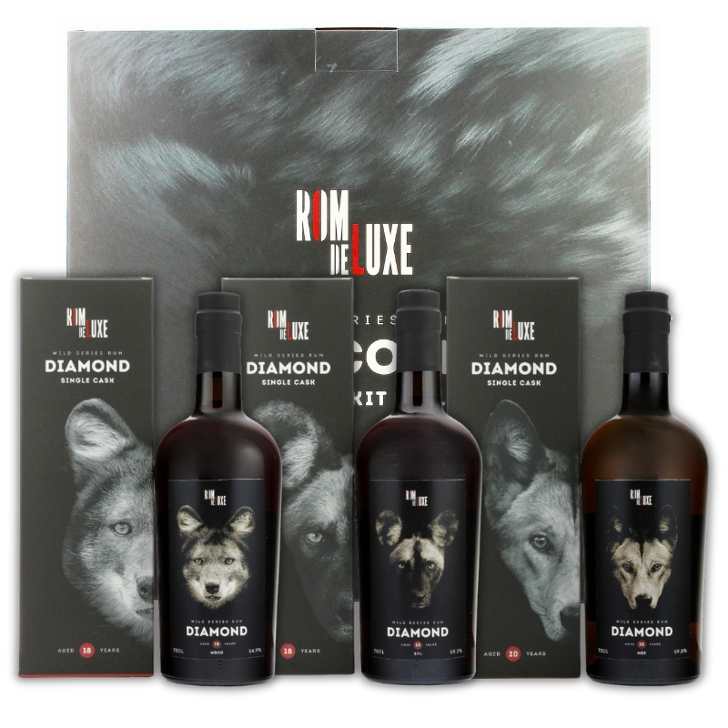 Wild Series Rum Unicorn Tasting kit Vol. 2 Diamond Distillery