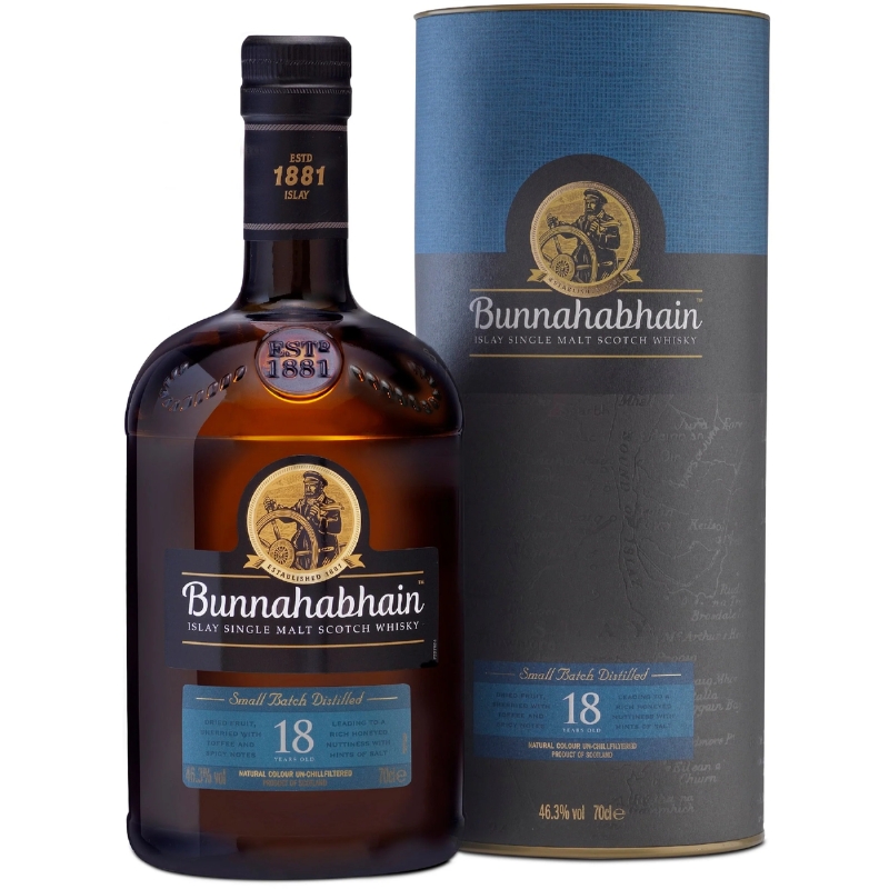 Bunnahabhain 18 års Islay Single Malt Whisky 46,3%